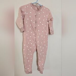 H&M Pink Kids One Piece with Heart Design